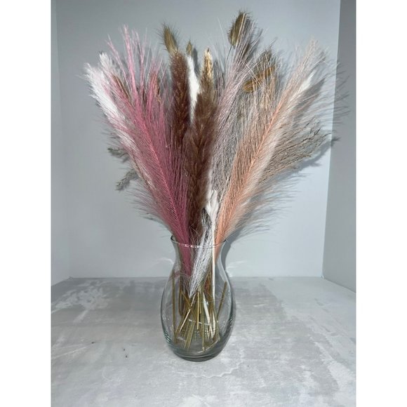 Pink Pampas Grass Arrangement 45pc - Picture 1 of 3